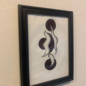 Abstract Art in Black Frame